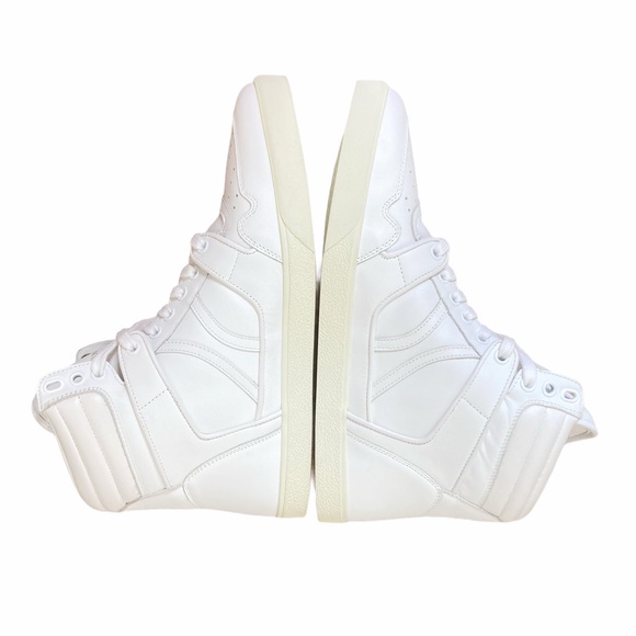 Celine Men Break Mid Lace-Up Leather Sneakers 41/8 - Picture 4 of 9